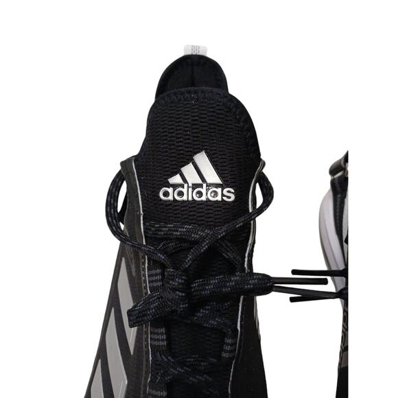Adidas Icon 7 Baseball Cleats Mens Sz 13 Black 3 Stripes Boost Metal BRAND NEW! - Picture 5 of 16
